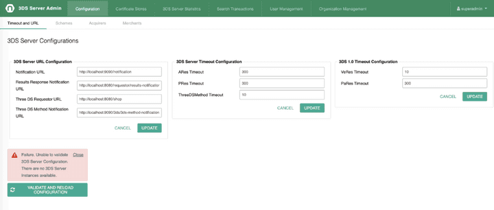 Validate and reload configuration